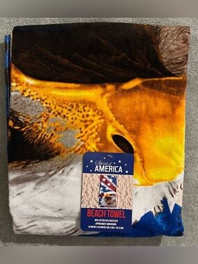 Spirit of America Eagle Beach Towel
